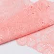 Ткани для декора - Кружево розовый 18см