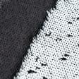 Ткани для блузок - Сетка пайетки  матовые черная/белая