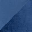 Ткани для рукоделия - Плюш (вельбо) синий
