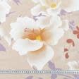 Ткани для постельного белья - Сатин набивной PARIS DREAM цветы