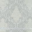 Ткани для декора - Декоративная ткань Каунас вензель серый