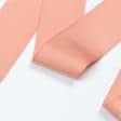 Ткани для декора - Репсовая лента Грогрен  оранжево-розовая 40 мм