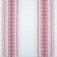 Ткани horeca - Ткань скатертная рогожка орнамент красный