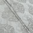 Ткани для римских штор - Жаккард Алабама вензель серый