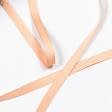 Ткани фурнитура и аксессуары для одежды - Репсовая лента Грогрен  цвет персиковый 7 мм