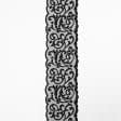 Ткани для скрапбукинга - Декоративное кружево Адриана черный 14.5 см