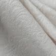 Ткани портьерные ткани - Декоративная ткань Грос вензель крем