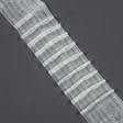 Ткани тесьма - Тесьма шторная Равномерная многокарманная прозрачная КС-1:2 80мм±0.5мм/100м