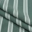 Ткани для рукоделия - Декоративная ткань Рустикана полоса широкая т.зеленая