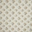 Тканини портьєрні тканини - Декоративна тканина панама Акіл сірий, жовтий фон св.бежевий