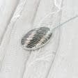 Ткани для декора - Магнитный подхват овал серебро 55*33 мм, с тросиком 44 см (1шт)
