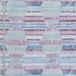 Ткани для римских штор - Декоративная ткань лонета Хейма голубой, фуксия