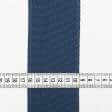 Ткани фурнитура для декора - Репсовая лента Елочка Глед  т.синяя 68 мм