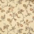Ткани все ткани - Декоративная ткань панама Рамас цветы мелкие, цвет карамель
