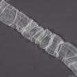 Ткани тесьма - Тесьма шторная Волна на трубу прозрачная 70мм±0.5мм/50м