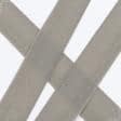 Ткани для декора - Липучка Велкро пришивная мягкая часть цвет олива 80мм/25м