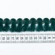 Ткани фурнитура для декора - Бахрома кисточки Кира матовая изумрудный 30 мм (25м)