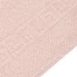 Ткани махровые полотенца - Полотенце махровое с бордюром 40х70 пудра