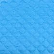 Ткани для одежды - Синтепон 100g термопай 3см*3см с подкладкой 190т флажный голубой