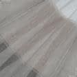 Ткани для римских штор - Тюль Донер  полоса коричневая, св.коричневая с утяжелителем