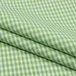 Ткани для рукоделия - Декоративная ткань Рустикана пепита цвет зеленое яблоко