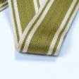 Ткани все ткани - Тесьма двухлицевая полоса Раяс зеленая оливка 46мм (25м)