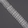 Ткани тесьма - Тесьма шторная Равномерная прозрачная КС-1:2.5 60мм±0.5мм/50м