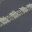 Ткани тесьма - Тесьма шторная Бантовые складки прозрачная КС-1:2 50мм/50м