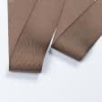 Ткани для декора - Репсовая лента Грогрен  коричневая 31 мм