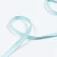 Тканини тасьма - Репсова стрічка Грогрен колір бірюзово-блакитна 7 мм