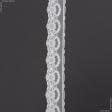 Ткани для тильд - Декоративное кружево Дания цвет белый 9 см