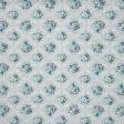 Ткани портьерные ткани - Декоративная ткань панама Акил синий фон серый