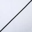 Ткани для декора - Тесьма Бриджит узкая цвет черный 8 мм