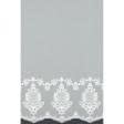 Ткани для декора - Тюль кисея вышивка Арабелла молочная, св.розовая