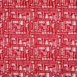 Ткани для рукоделия - Декоративная новогодняя ткань Волшебное Рождество, фон красный СТОК