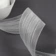 Ткани все ткани - Тесьма шторная Равномерная прозрачная КС-1:2.5 60мм±0.5мм/50м
