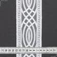 Ткани для тильд - Декоративное кружево Илона цвет белый 7.5 см