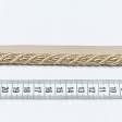 Тканини фурнітура для декора - Шнур окантувальний Корді колір бежевий 10 мм