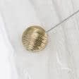 Ткани фурнитура для декора - Магнитный подхват Круг золото d-43мм, с тросиком 43.5 см