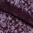 Ткани для блузок - Плательный жаккард бордовый