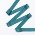 Ткани для декора - Репсовая лента Грогрен  цвет морская волна 32 мм