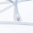 Ткани фурнитура для декора - Репсовая лента Грогрен  серо-голубая 7 мм