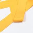 Ткани тесьма - Репсовая лента Грогрен  желтая 31 мм