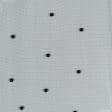 Ткани для блузок - Фатин с бусинами черный