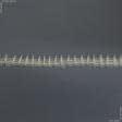 Ткани тесьма - Тесьма шторная Равномерная направленная складка прозрачная КС-1:2 20мм±0.5мм/100м (аналог161106)