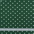 Ткани для декора - Декоративная ткань Джойфул горох белый фон зеленый