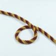 Ткани фурнитура для декора - Шнур Базель бордово-золотой d=10мм