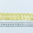 Ткани фурнитура для декора - Бахрома кисточки Кира блеск желтый 30 мм (25м)