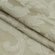 Ткани для декора - Декоративная ткань Дрезден компаньон вязь св.оливка