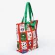 Ткани сумка шоппер - Сумка шоппер Новогодние открытки   50х50 см
